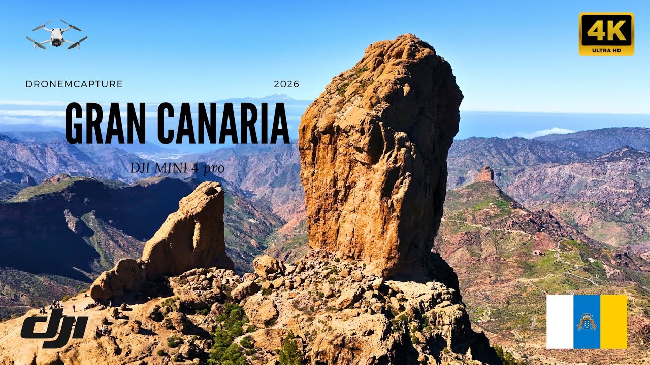 Gran Canaria | Canary Islands | 4K Cinematic Drone Footage | DJI Mini 4 Pro