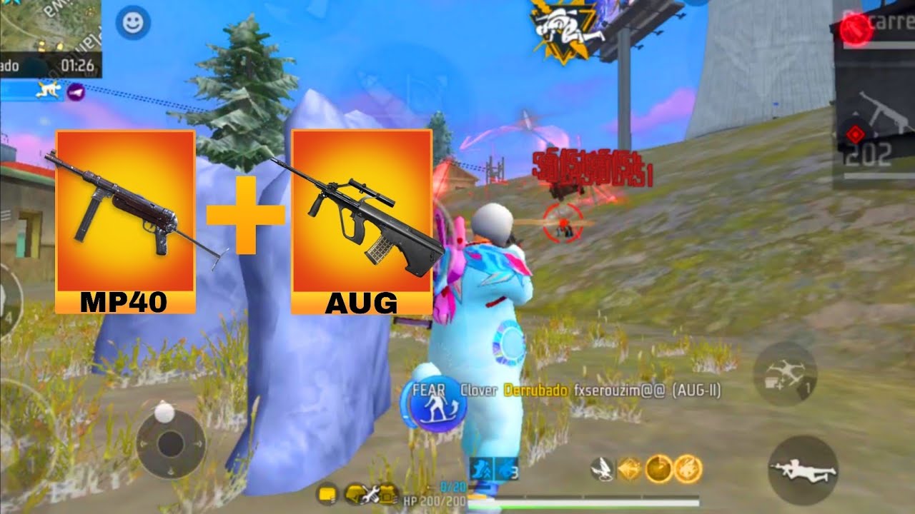 FIZ MUITA KIL COM ESSAS DUAS ARMAS SOLO VS SQUAD