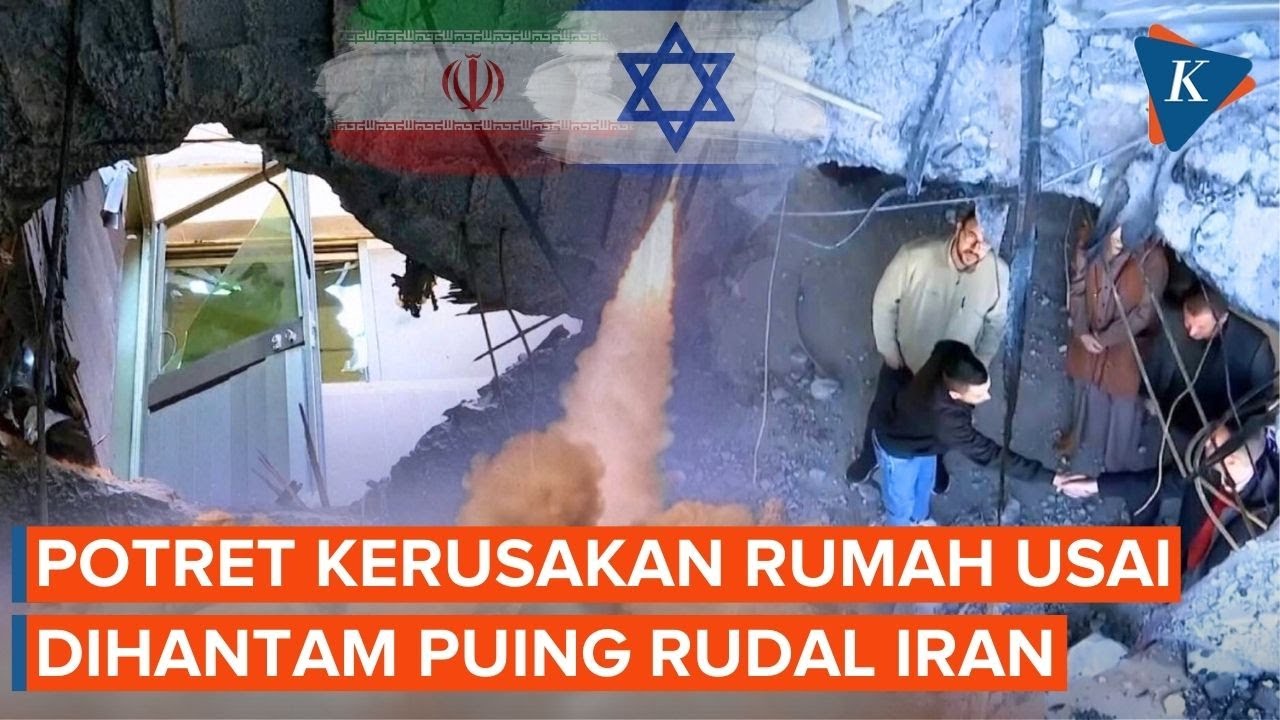 Rudal Iran Hantam Tepi Barat Saat Ditembakkan ke Arah Israel