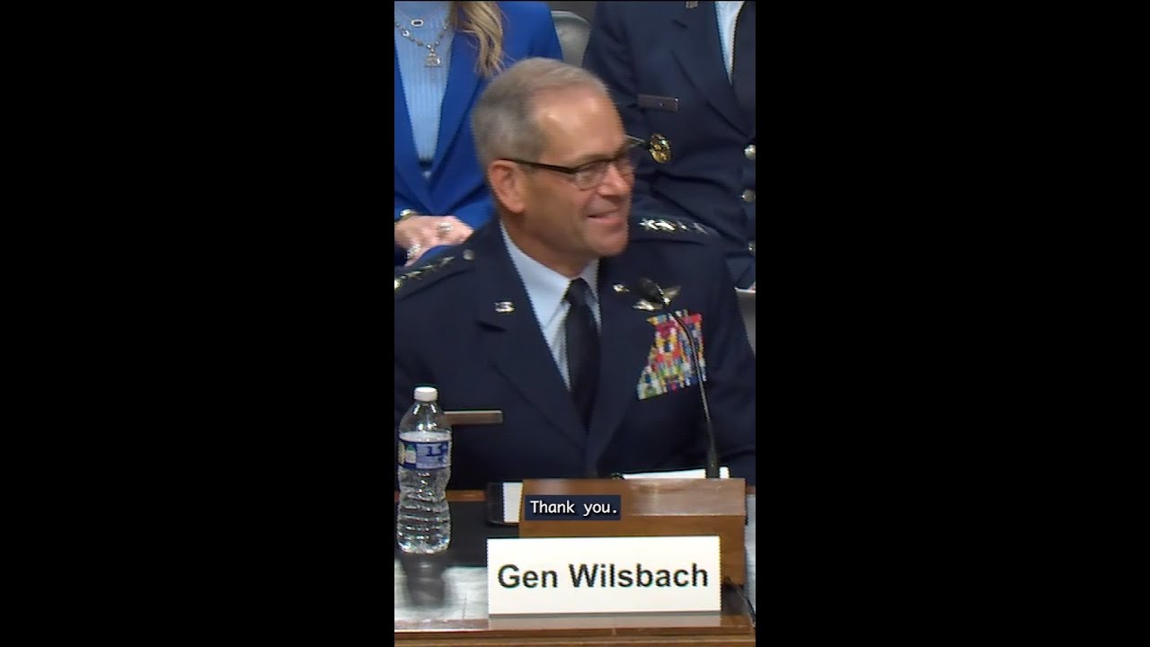 Senator Budd at SASC hearing with nominee General Wilsbach