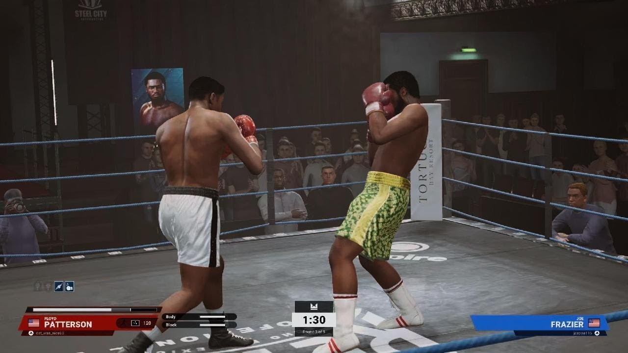 Floyd Patterson smacks Frazier