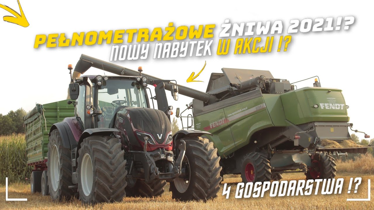 Pełnometrażowe Żniwa z GR.Grzymała!?🤪Nowy Nabytek w Akcji!!🥳 Żniwa 2021💣 Same Valtra Fendt 2x Zetor