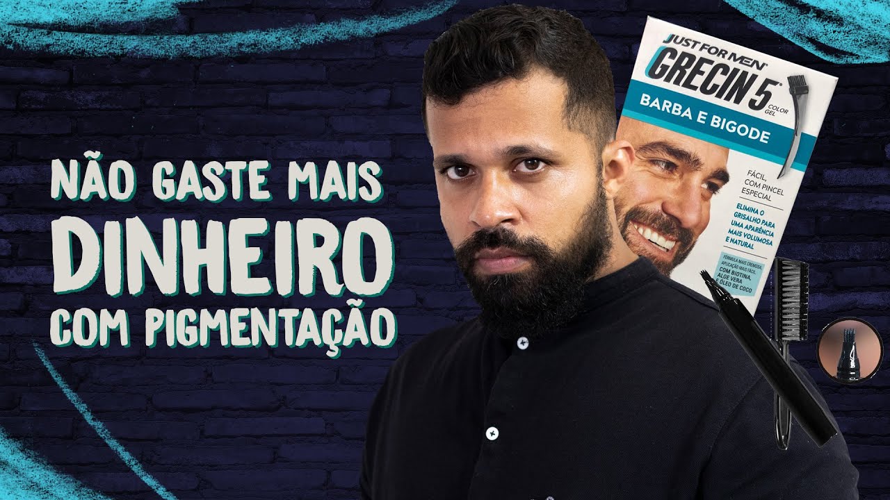 Pigmentação na barba, passo a passo, como fazer em casa.