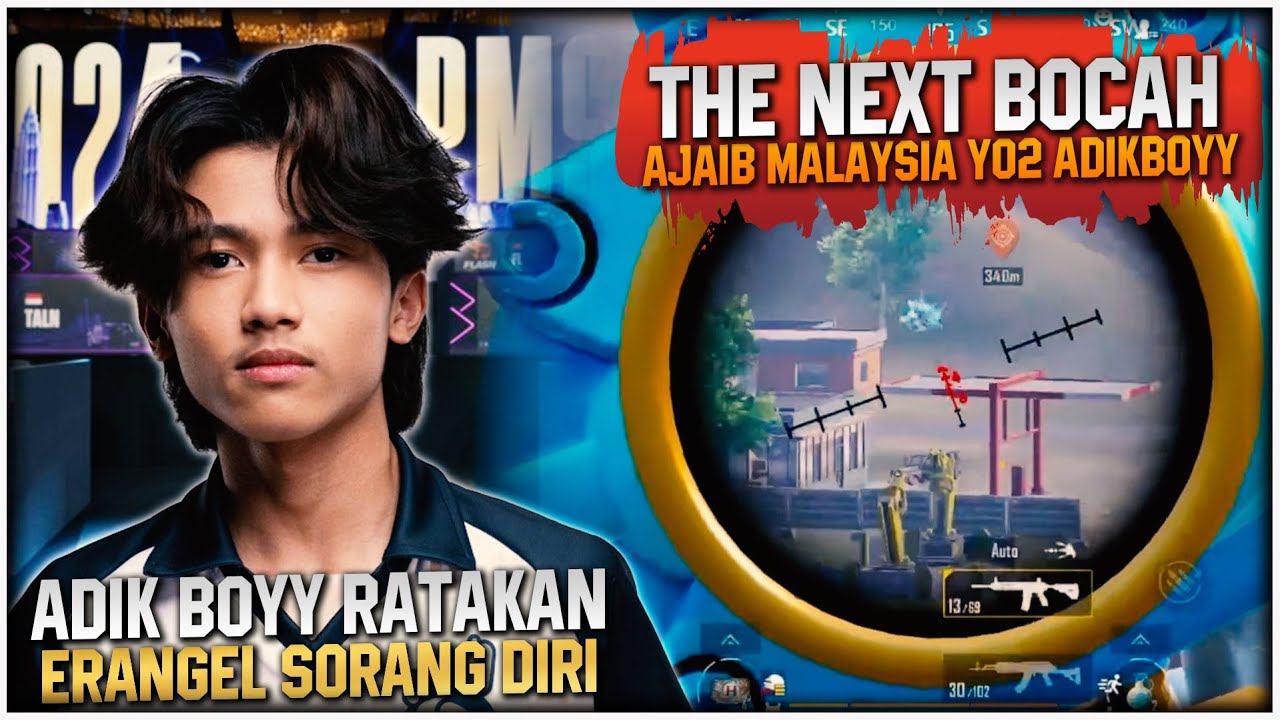 The Next Boacah Ajaib Malaysia🔥‼ YO2 Adik Boyy Mengamuk Dekat Erangel - Pubg Mobile
