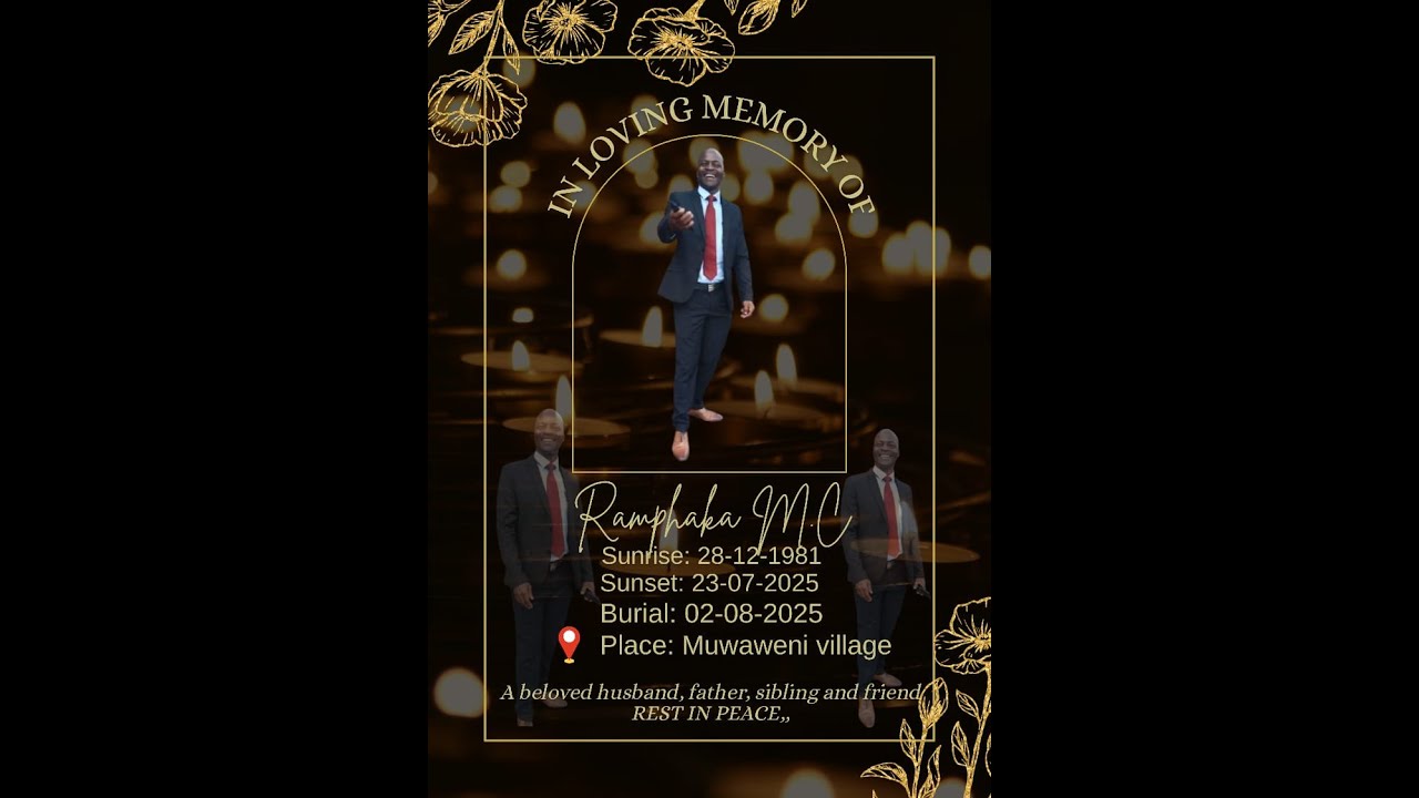 Funeral Service of the late Ramphaka MC HD Video