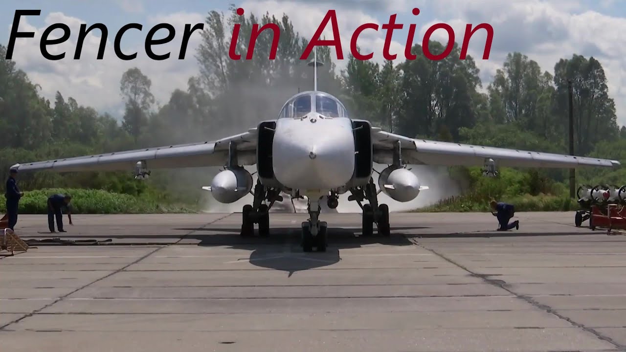 Su-24 Fencer✈ in Action❗ Russian Air Force⚡