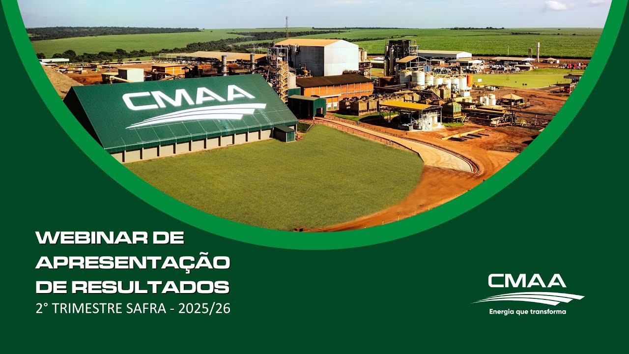 Webinar de Apresentação de Resultados do 2º trimestre Safra 2025/26