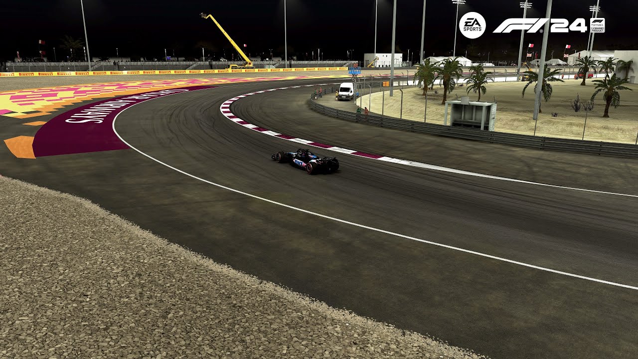 F1 24 Qatar / Lusail Race Setup + Hotlap (After Patch)