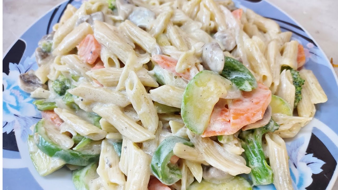 🇸🇬 TKW ARAB 🇸🇦  CARA BIKIN MAKARONA PASTA DICAMPUR SAYURAN 