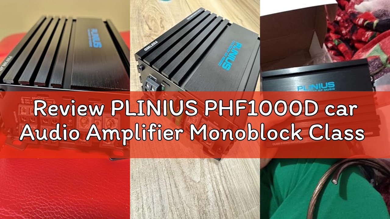 Review PLINIUS PHF1000D car Audio Amplifier Monoblock Class D MOSFER 1000 watts RMS Remote Subwoofer
