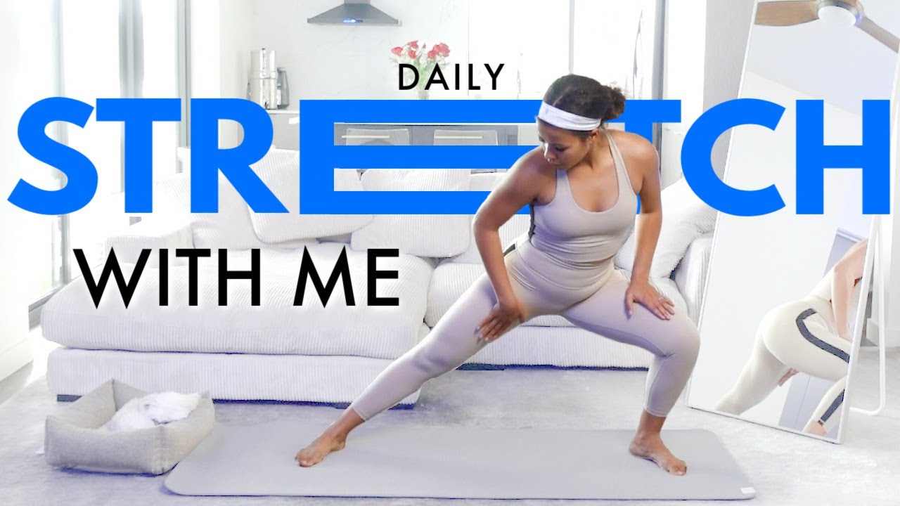 15 Min Full Body Daily Stretch for Tight Muscles, Soreness & Flexibility