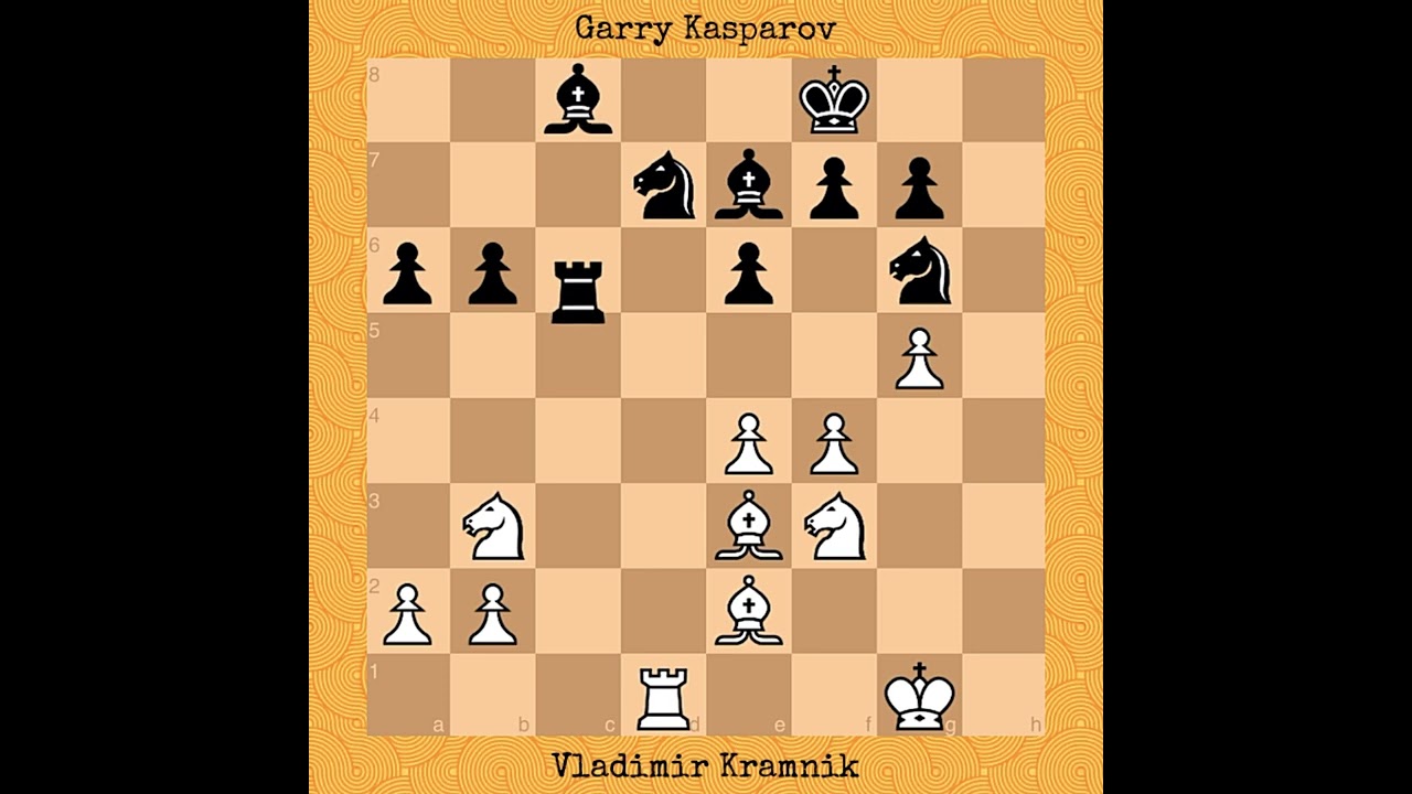 Vladimir Kramnik vs Garry Kasparov | World Championship Match (Game 4), 2000 #chess #chessgame