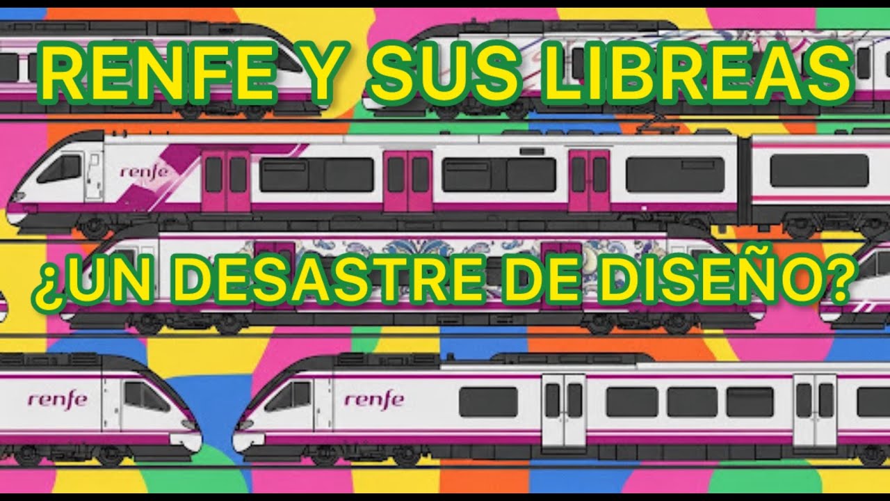💊 RENFE y la decoración de sus TRENES: ¿Un diseño DESASTROSO?
