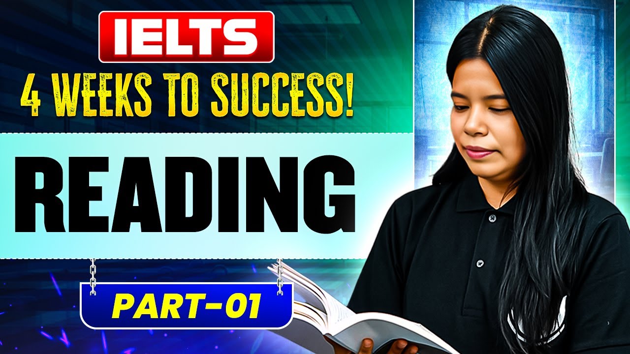 IELTS Reading – Day 1 🎧 | 4 Weeks to Band 8 🔥 FREE IELTS Preparation Full Course