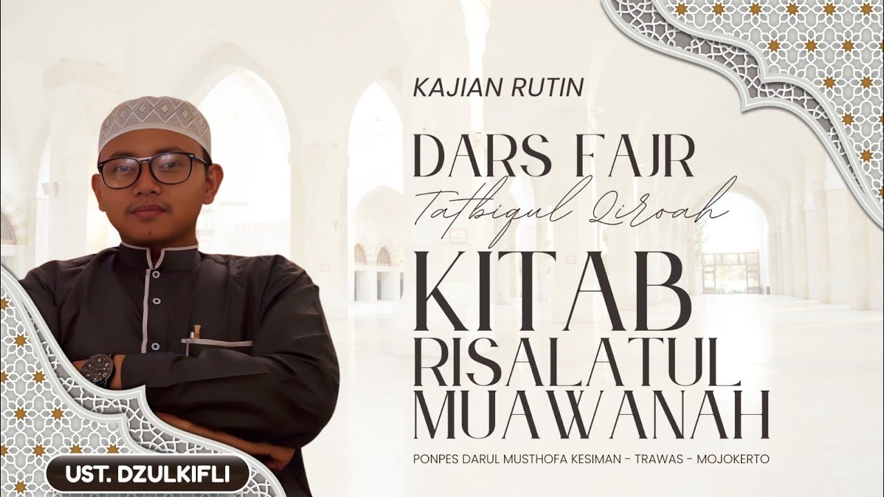 Dars Fajr Tatbiqul Qiroah Kitab Risalatul Muawanah | 16-01-2026 @dzulkiflitrawas 