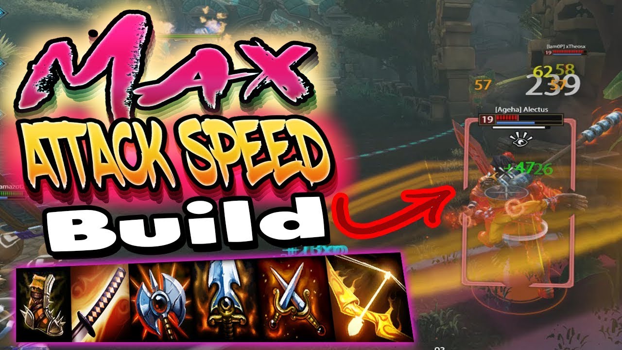 Smite: Max Attack Speed Hun Batz Build - THE MOST EXCITING ENDING!