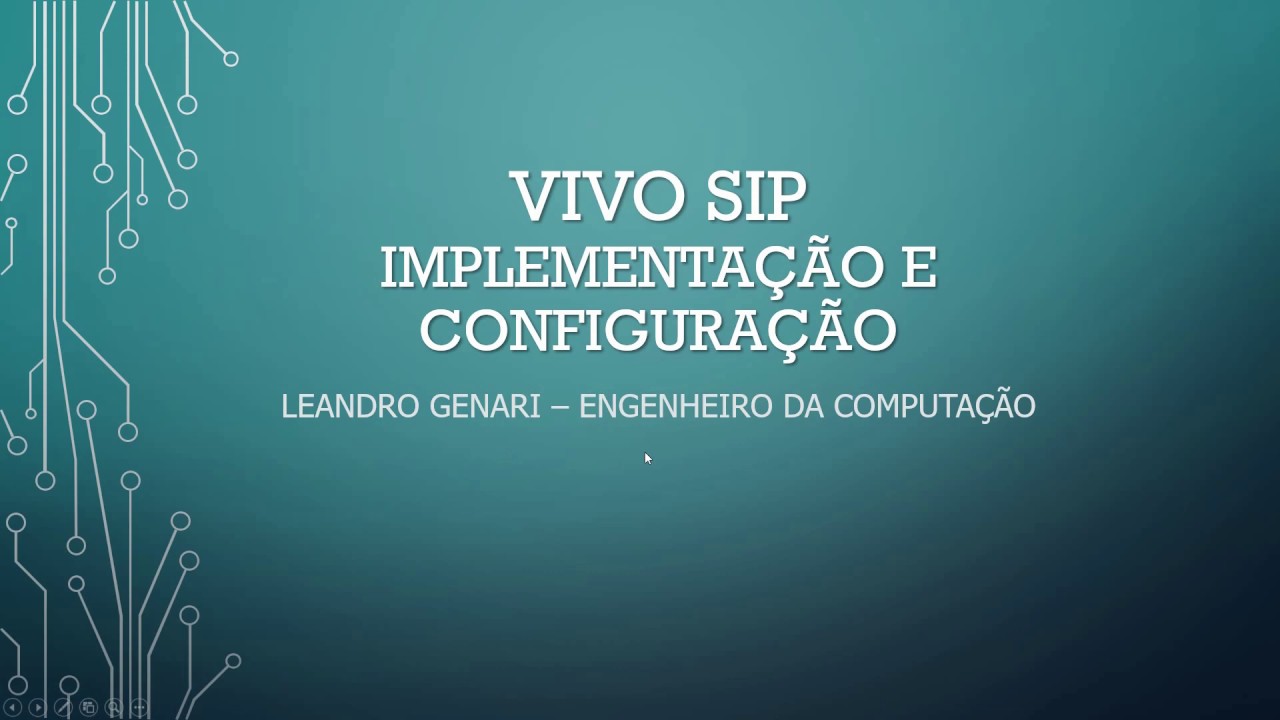 VIVO SIP - Implementação e Configuração (SIP TRUNK)