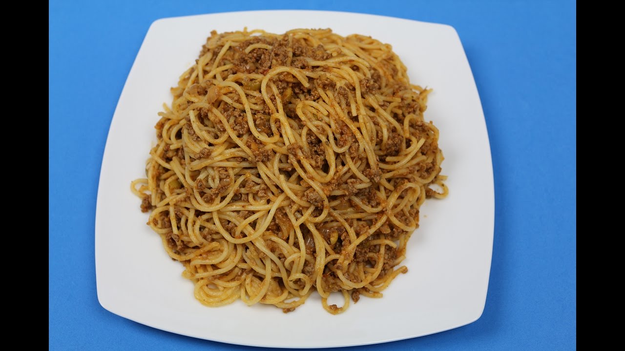 MACARRÃO COM CARNE MOÍDA (Receita Simples, Fácil, Rápida   Deliciosa!)