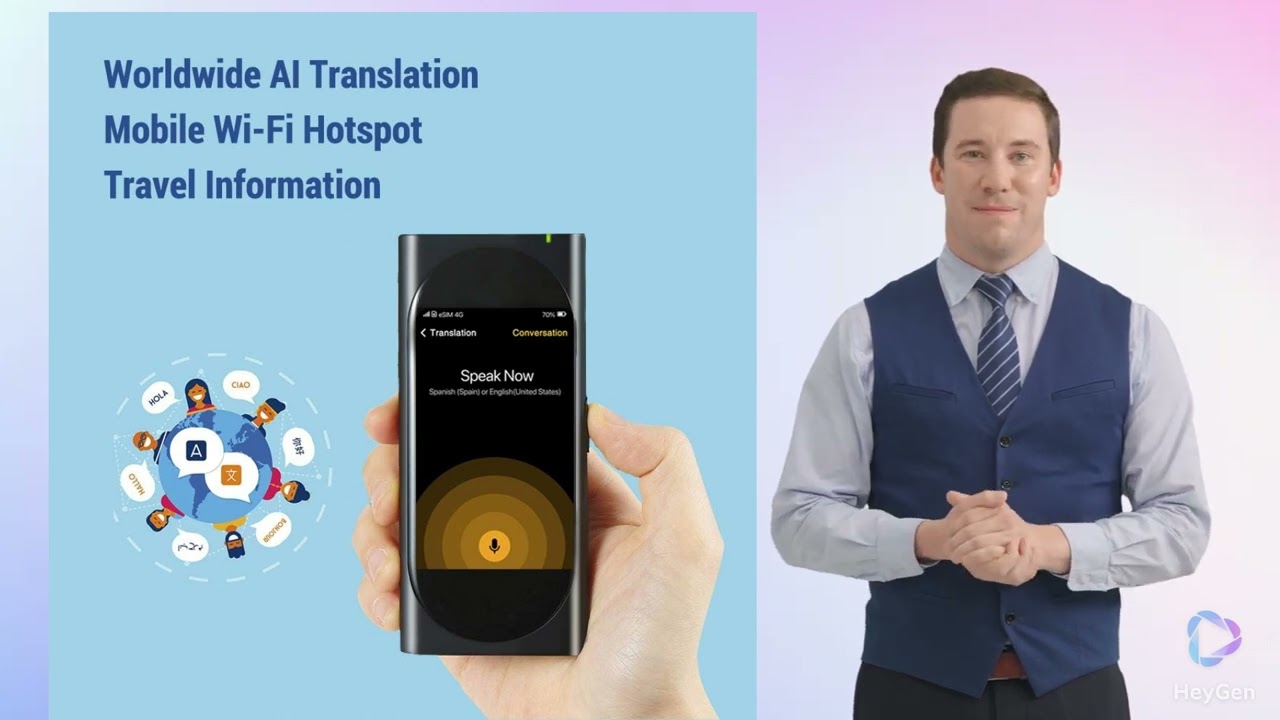 Langogo Genesis Portable Language Translator Device REVIEW