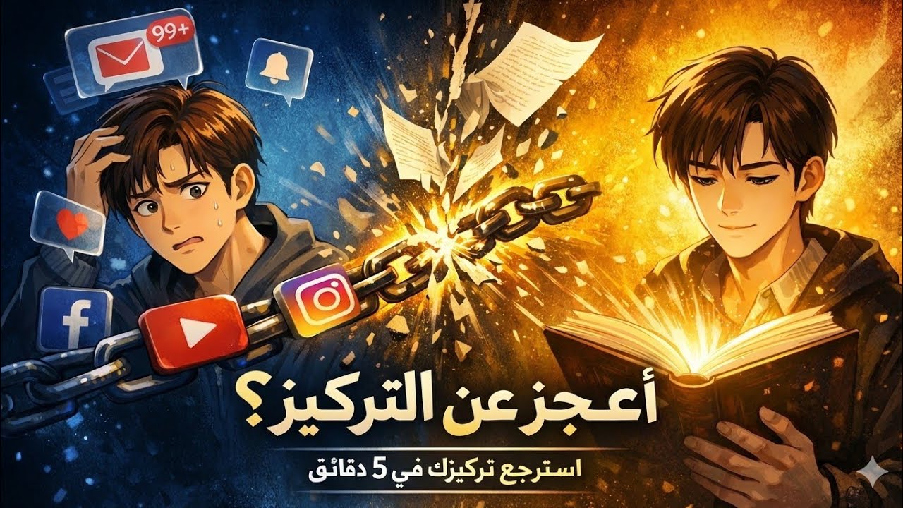 أخيراً.. الحل الحقيقي للتشتت وضياع التركيز أثناء القراءة