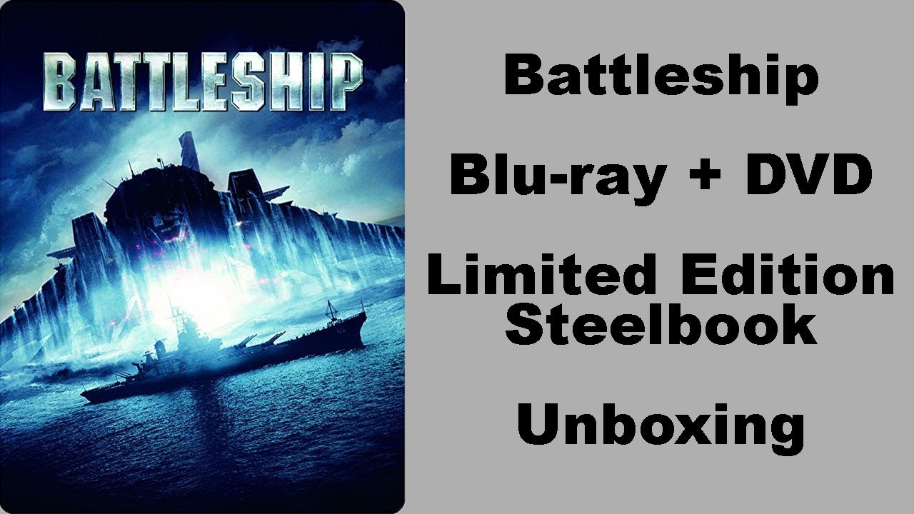 Battleship Blu-ray + DVD Limited Edition Steelbook Unboxing