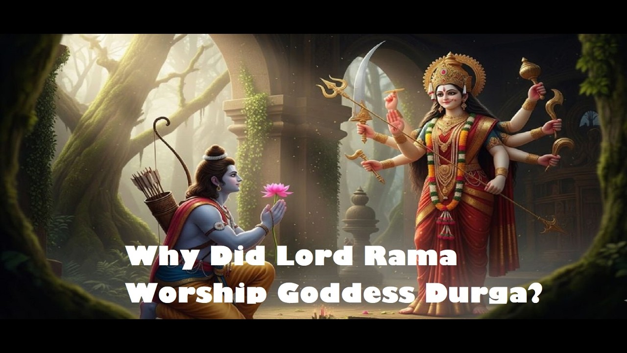 राम ने क्यों की थी माँ दुर्गा की पूजा? | शारदीय नवरात्रि की अद्भुत पौराणिक कथा | राम और 108 नीलकमल