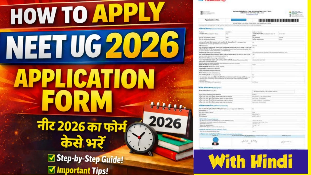 How To Apply Neet Ug 2026 Online Application Form || Neet Ka Form Kaise Bharen #Neet2026 #NeetUG2026