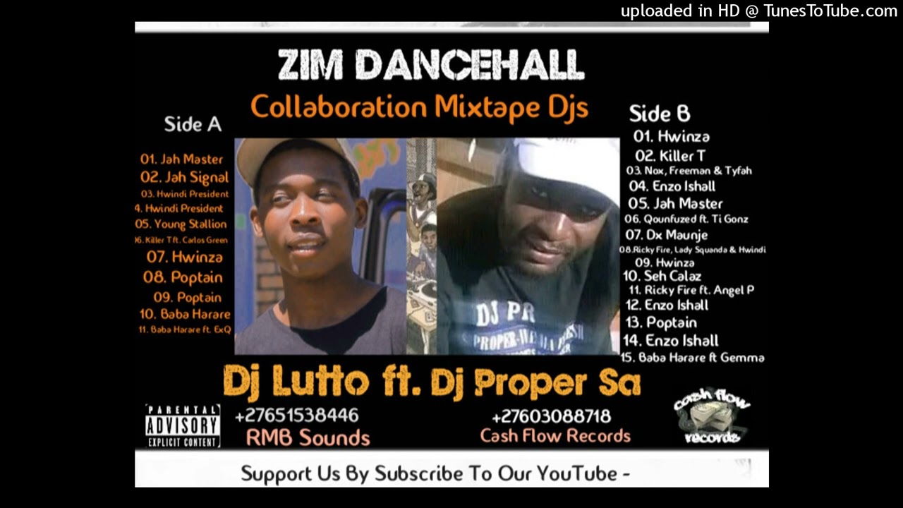 Zim Dancehall Collaboration Djs Vol.1 Mixtape By Dj Lutto ft. Dj Proper Sa