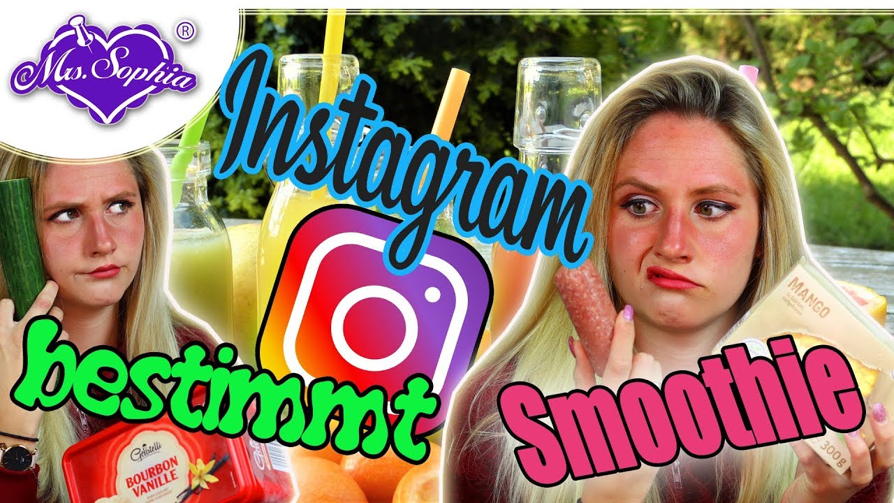 INSTAGRAM bestimmt meinen SMOOTHIE | GAME MASTER AUFGABE | Mrs.Sophia