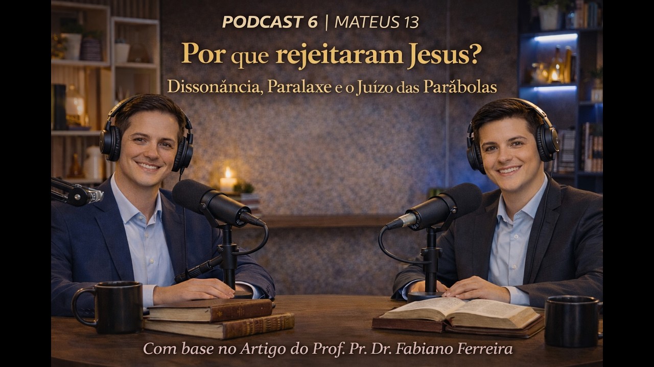 PODCAST 6 | MATEUS 11--13 - Por que rejeitaram Jesus? Dissonância, Paralaxe e o Juízo das Parábolas