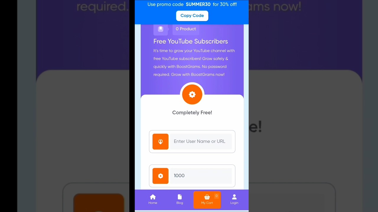1k subscribers free 💯💯 दे रही है ये Website 🤑🤑 | Website se Subscriber kaise badhaye