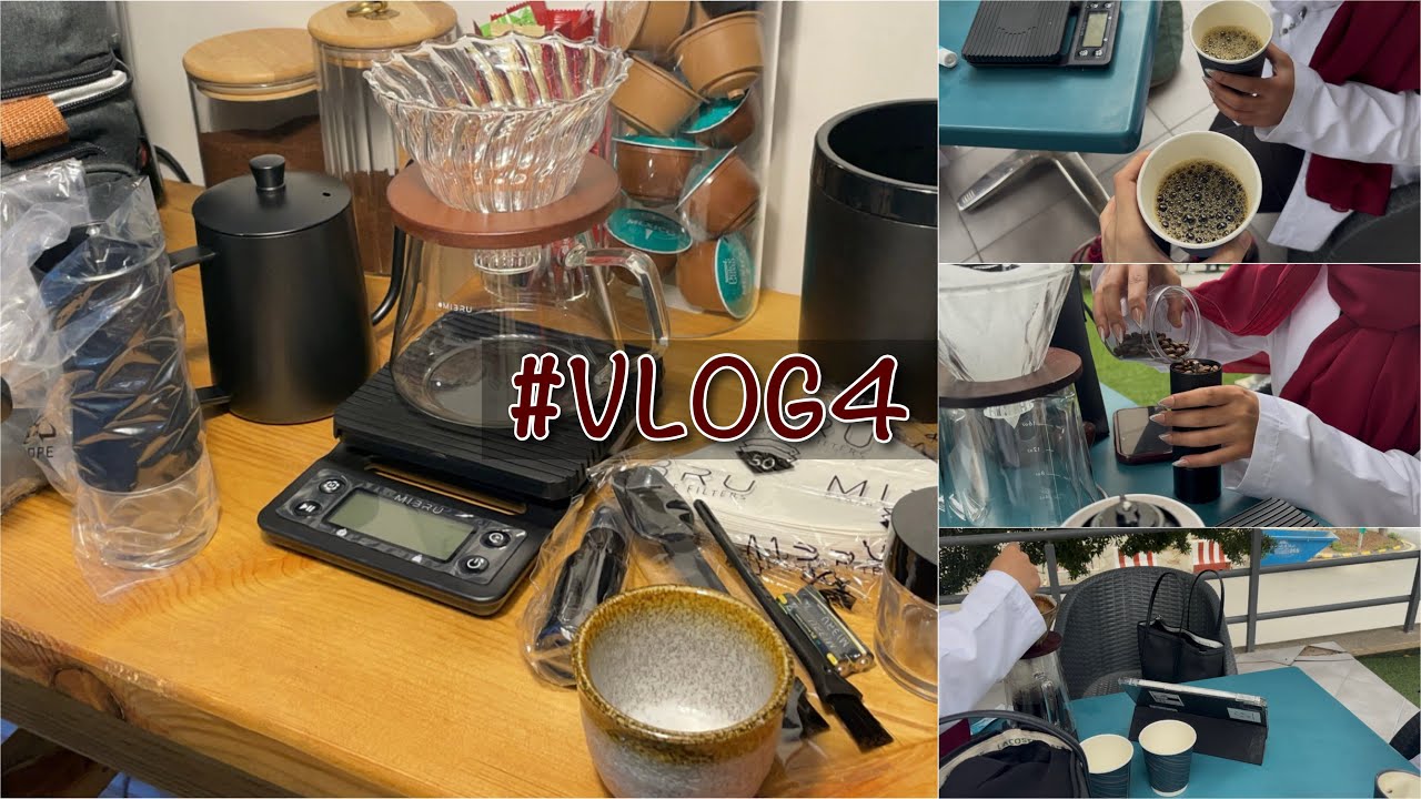 #فلوق 4: شنطة ميبرو للـ V60، يوم في المستشفى👩🏻‍⚕️🤎