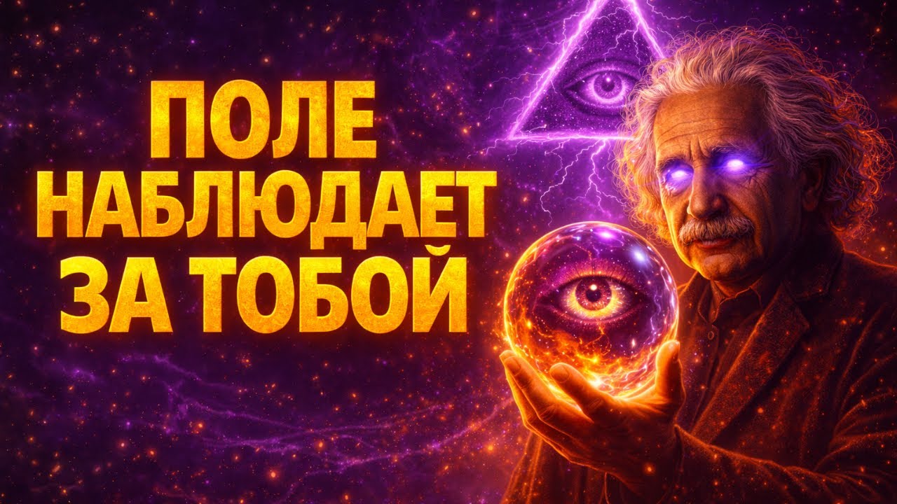 КВАНТОВОЕ ПОЛЕ ЗАМЕТИЛО ТЕБЯ — НИЧЕГО НЕ БУДЕТ КАК ПРЕЖДЕ | Альберт Эйнштейн
