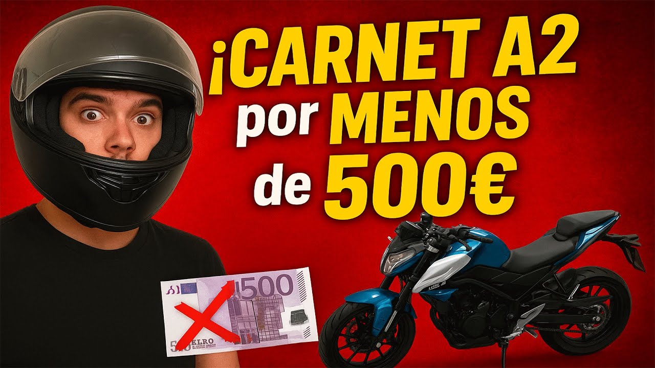 Me saqu&eacute; el carnet de moto A2 por menos de 500 &euro; | Te explico c&oacute;mo lo hice