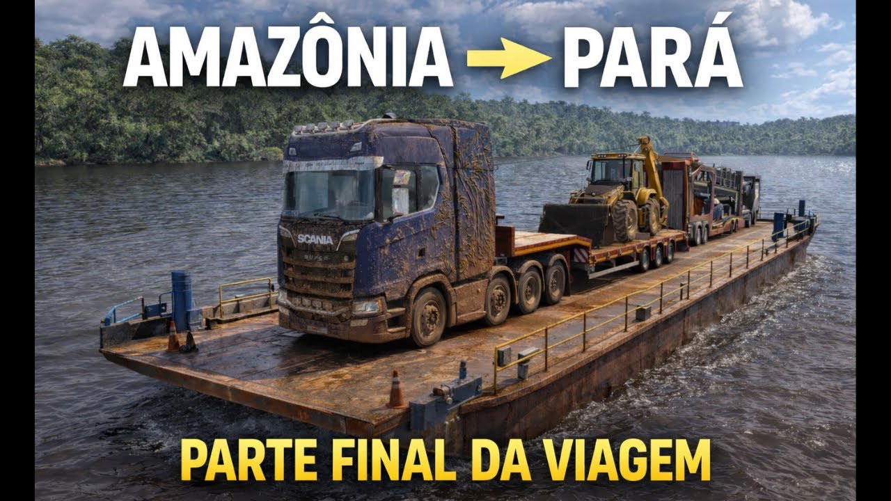 AMAZÔNIA AO PARÁ | PARTE 2 🚛 ESTRADA DIFÍCIL, LAMA E SOL FORTE | ETS2 EAA 4K UHD