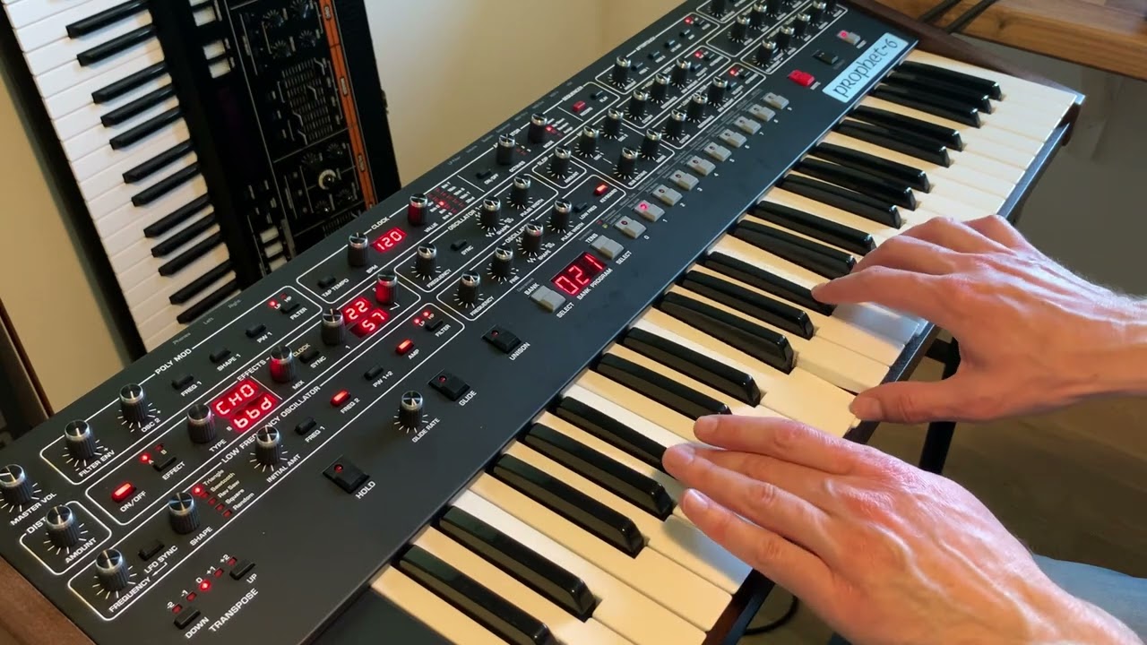 Sequential Prophet 6 - Unboxing and a few presets