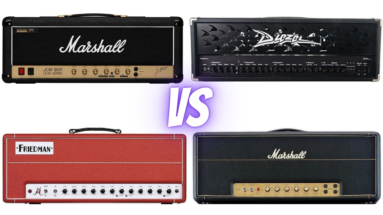 Amp Shootout (Modified JCM 800 Diezel Herbert Marshall Plexi Friedman JEL 100)