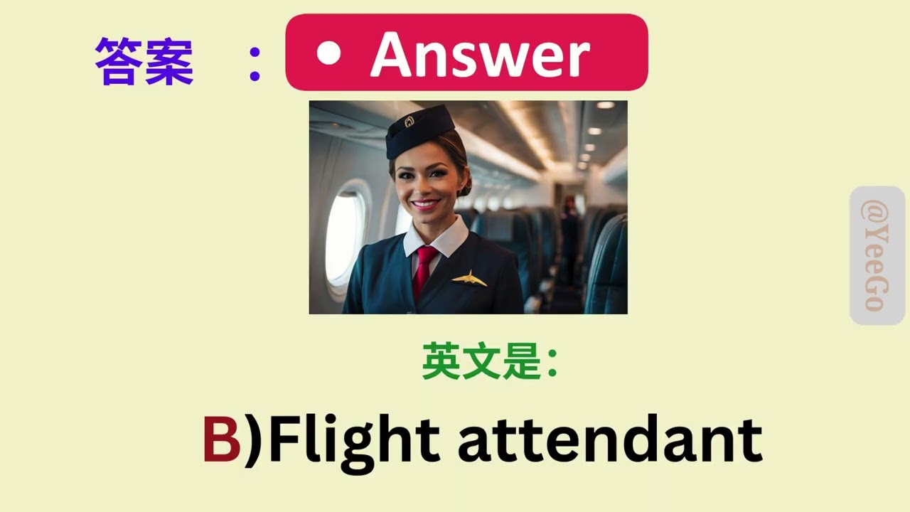 Learn English Vocabulary (OCCUPATIONS) E2学英文词汇（职业篇）第2集
