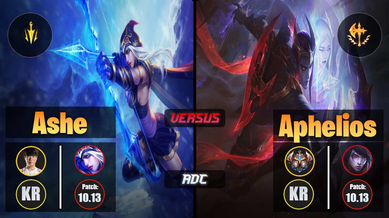 Haru ASHE (ADC) [Lethal Tempo] VS APHELIOS - Challenger KR Patch 10.13