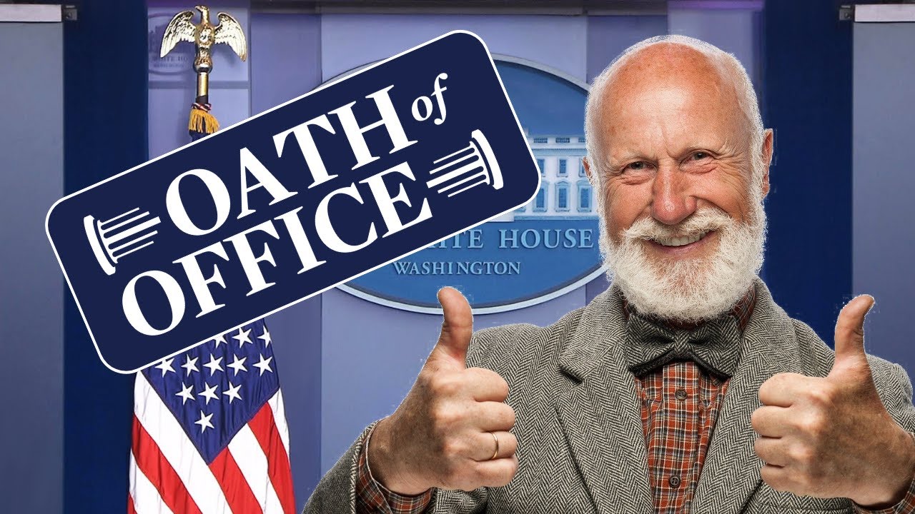 GRANDPA PLAYS OATH OF OFFICE