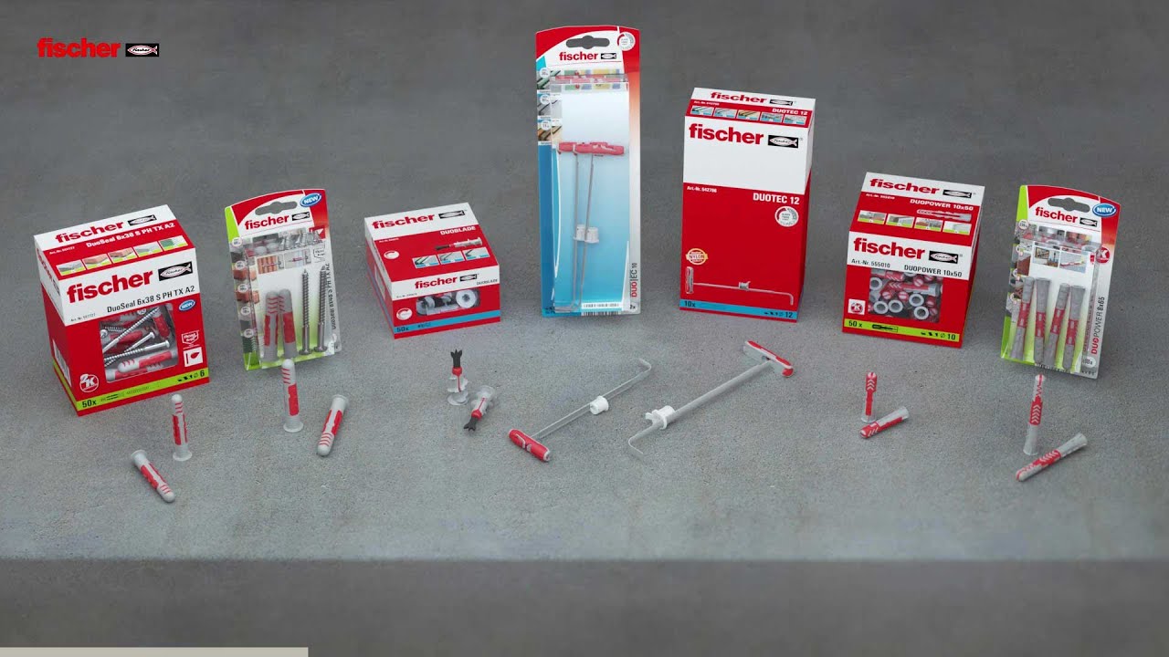 fischer DuoLine - I tasselli bimateriale con prestazioni assolute - #fischer #edilizia #bimateriale