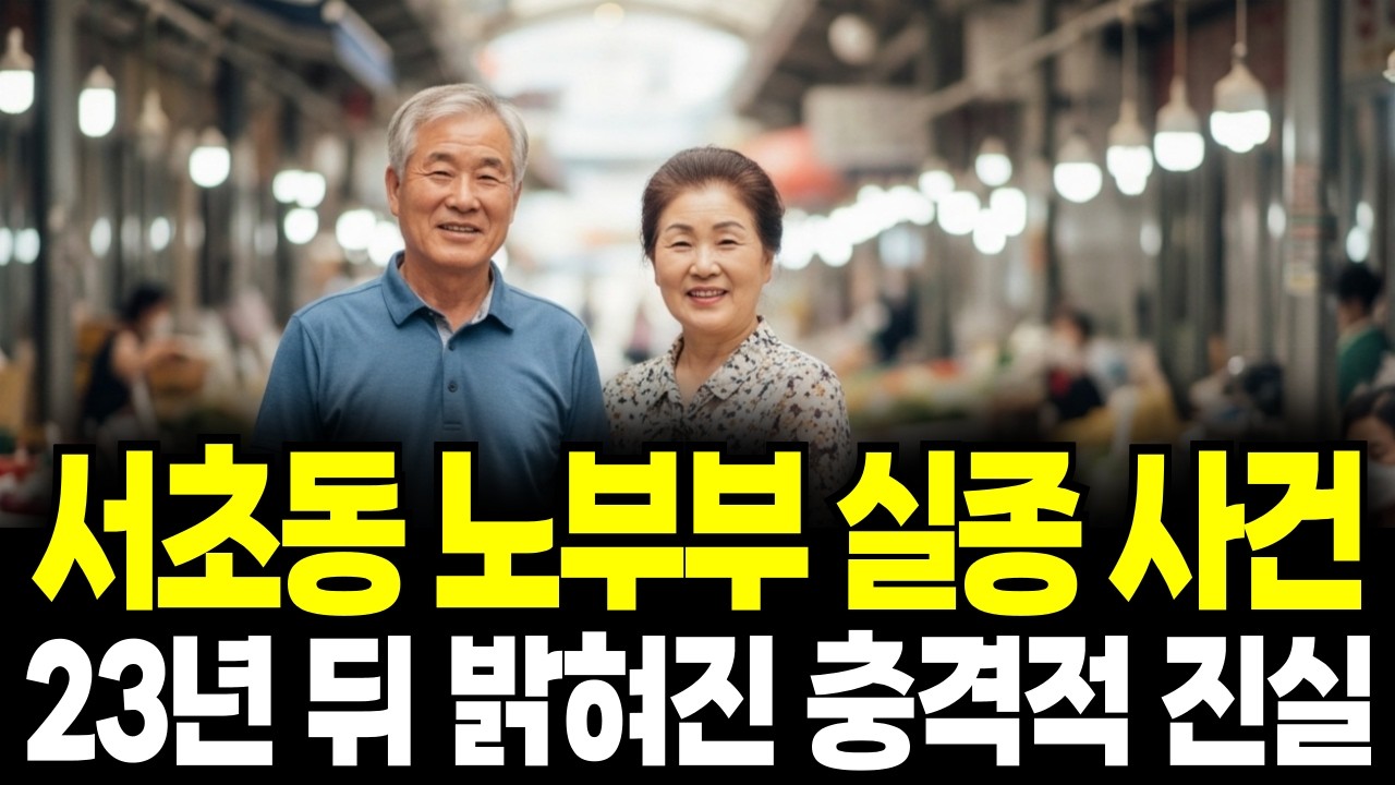 서초동 노부부 실종 사건, 진실은 23년 동안 금고에 잠들어 있었다
