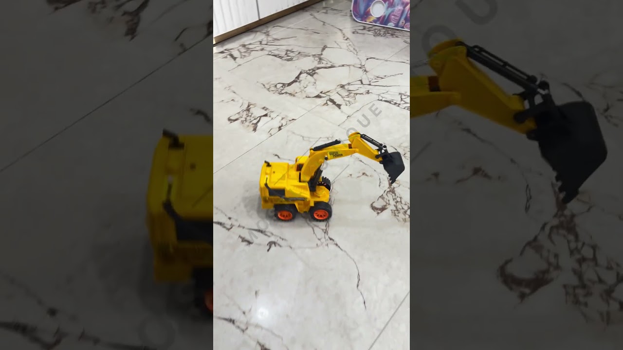 RC JCB Excavator | Realistic Remote Control Construction Truck #shorts