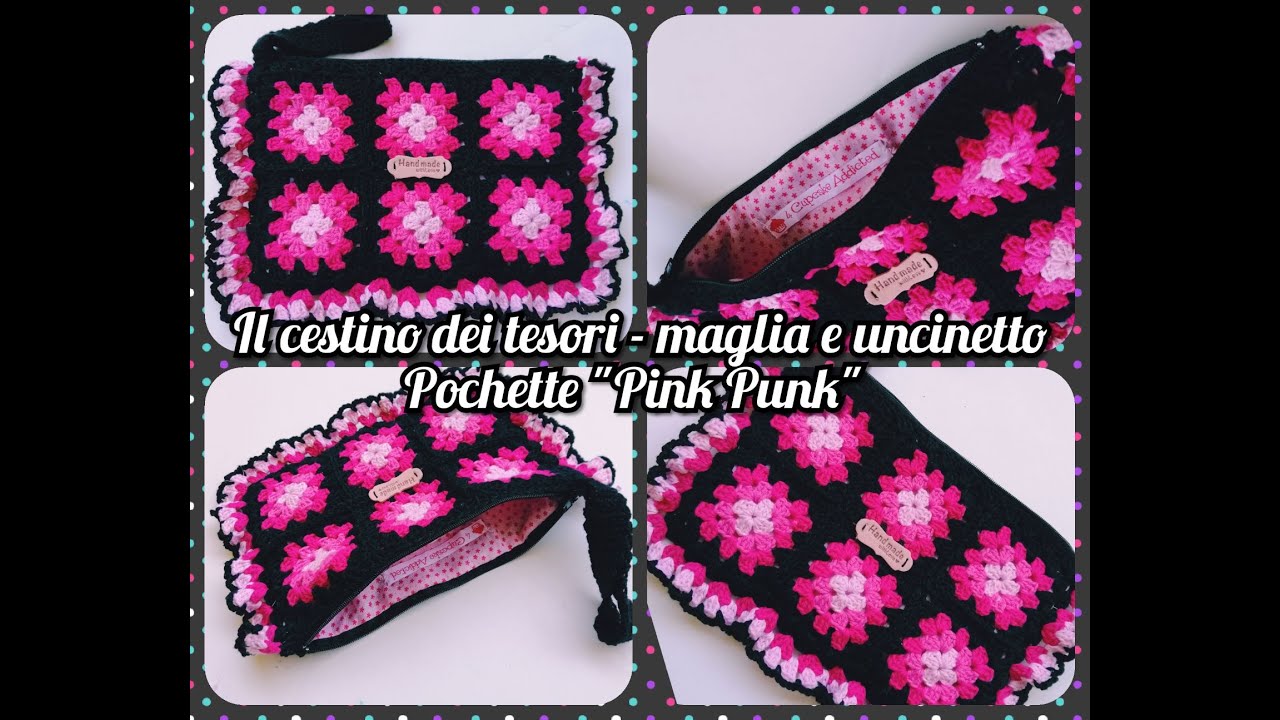 Colorata, pratica, semplice, boho chic, portala sempre con te, un po' punk, molto pink! La fodera