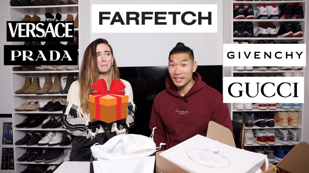 SURPRISED MY GF WITH HER DREAM DESIGNER BAG! + FARFETCH Holiday Pickups For Guys