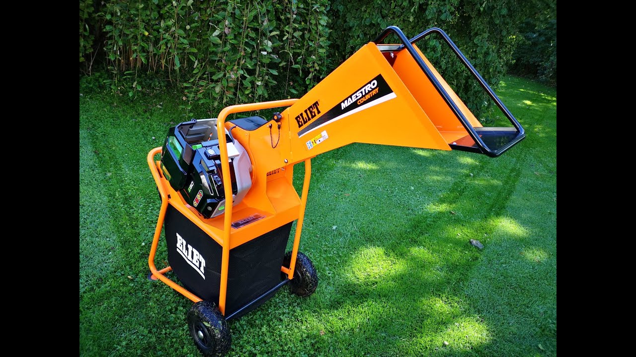 Eliet Akku Gartenhäcksler Maestro Country mit EGO Antriebseinheit mit Extremtest beim Häckseln!