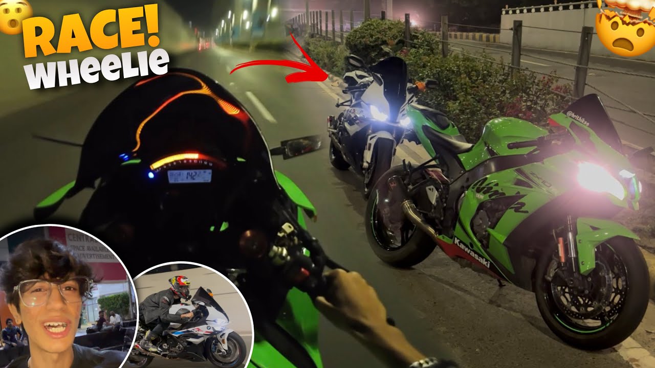 Superbikes night ride gone Wrong 🫨 ZX10R vs S1000RR!