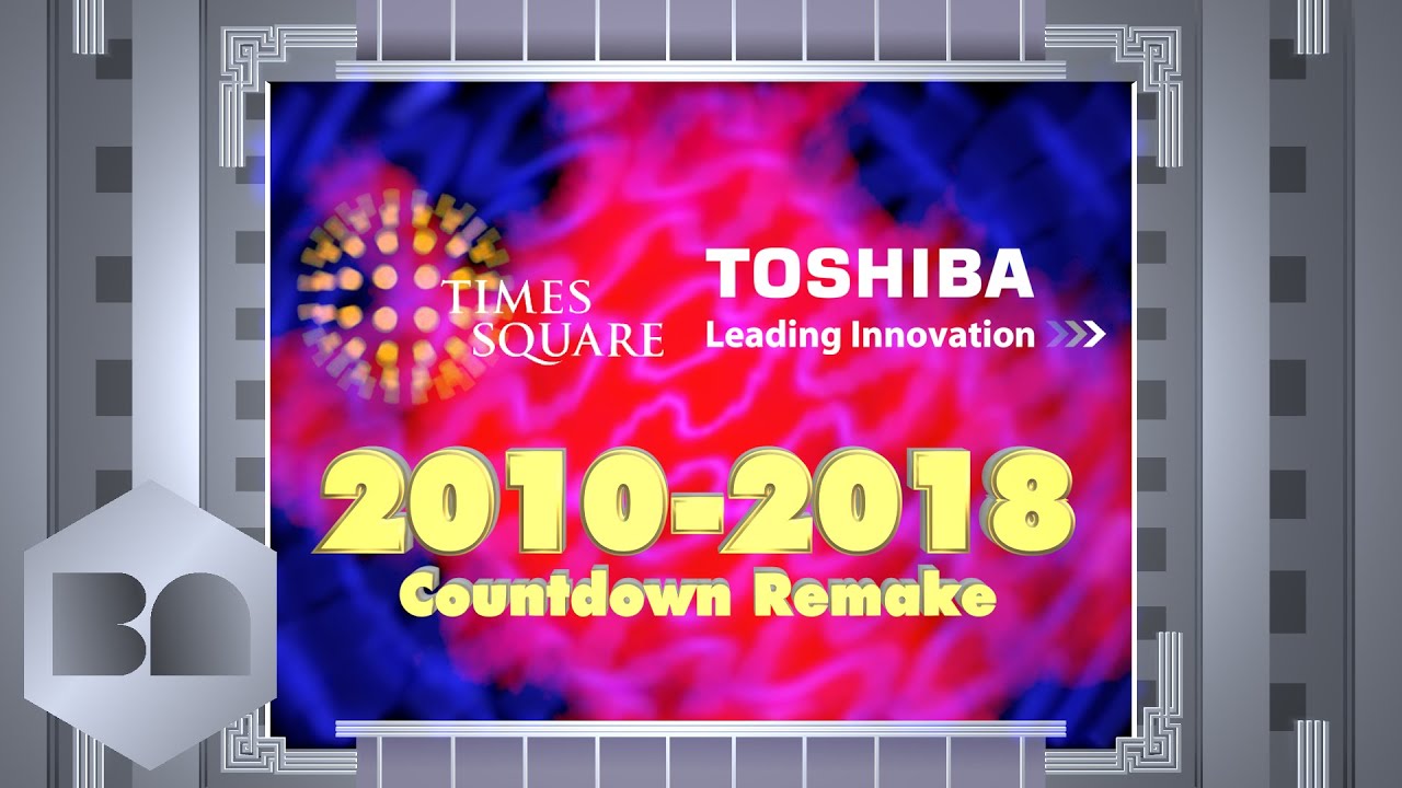 Toshiba 2010-18 Times Square NYRE Countdown Remake (Full, No Audio) - Blender 3.0 Animation