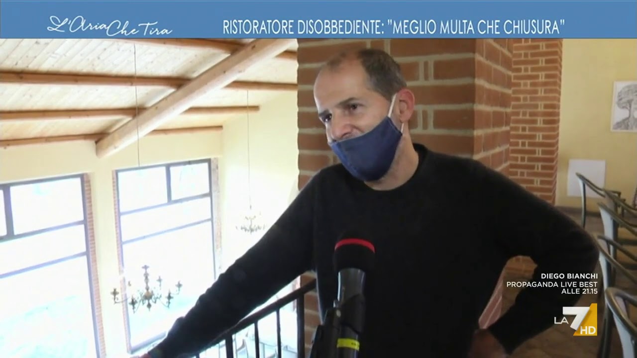 Ristoratore disobbediente: 