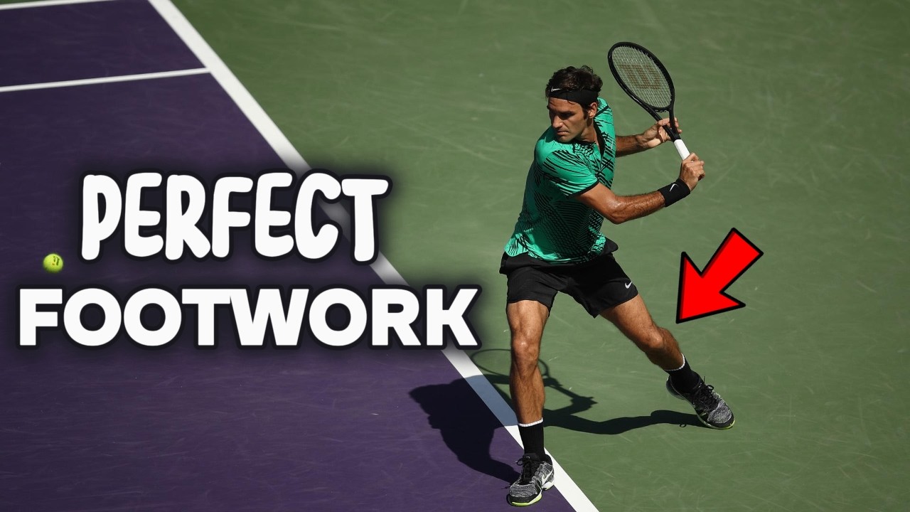 Insane Roger Federer Backhand Footwork &ndash; Learn the Movement Magic!